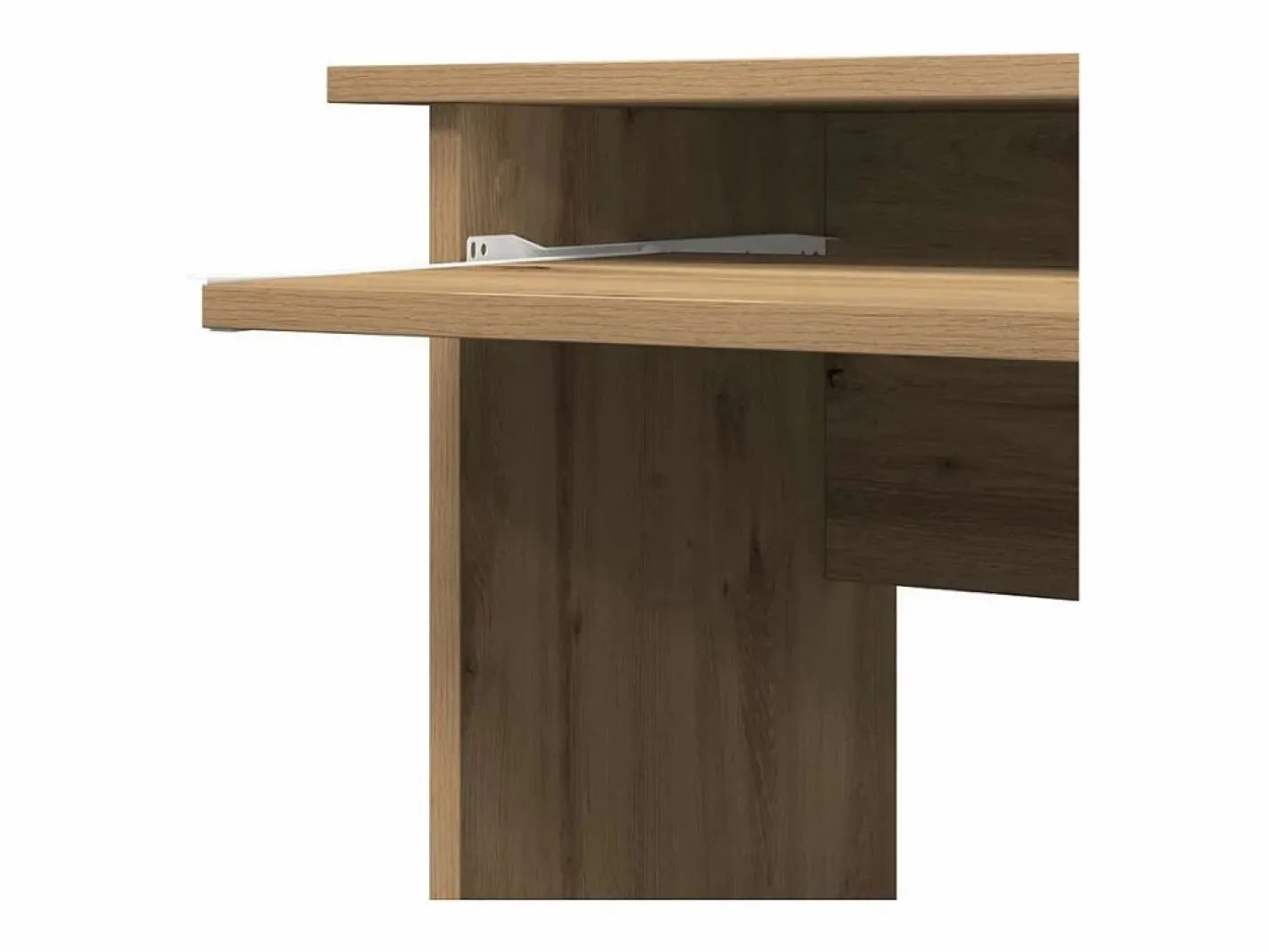 Escritorio de esquina madera contrachapada 120x140x75 cm^Clicnbuy
