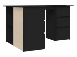 Escritorio de esquina madera contrachapada 145x100x76 cm^Clicnbuy Best