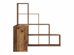 Clicnbuy Escritorio Rinconero|Escritorio de Esquina Madera vieja 101.5 x 149.5 x 149.5 cm