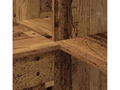 Clicnbuy Escritorio Rinconero|Escritorio de Esquina Madera vieja 101.5 x 149.5 x 149.5 cm