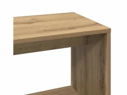 Clicnbuy Escritorio de esquina madera contrachapada 200,5x50x76 cm Marru00f3n Best