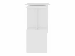 Clicnbuy Escritorio de esquina madera contrachapada 200x50x76 cm Blanco Outlet