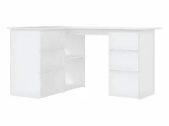 Clicnbuy Escritorio Rinconero|Escritorio de esquina madera contrachapada 145x100x76 cm