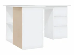 Clicnbuy Escritorio Rinconero|Escritorio de esquina madera contrachapada 145x100x76 cm