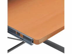 Clicnbuy Escritorio de esquina madera contrachapada marrón 132x112x99 cm Marru00f3n Clearance