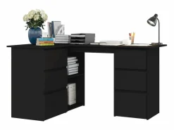 Escritorio Rinconero|Escritorio Tradicional|Escritorio de esquina 145x100x76 cm Madera de ingeniería