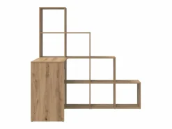 Clicnbuy Escritorio de Esquina Roble artisan 101.5 x 149.5 x 149.5 cm Marru00f3n Best