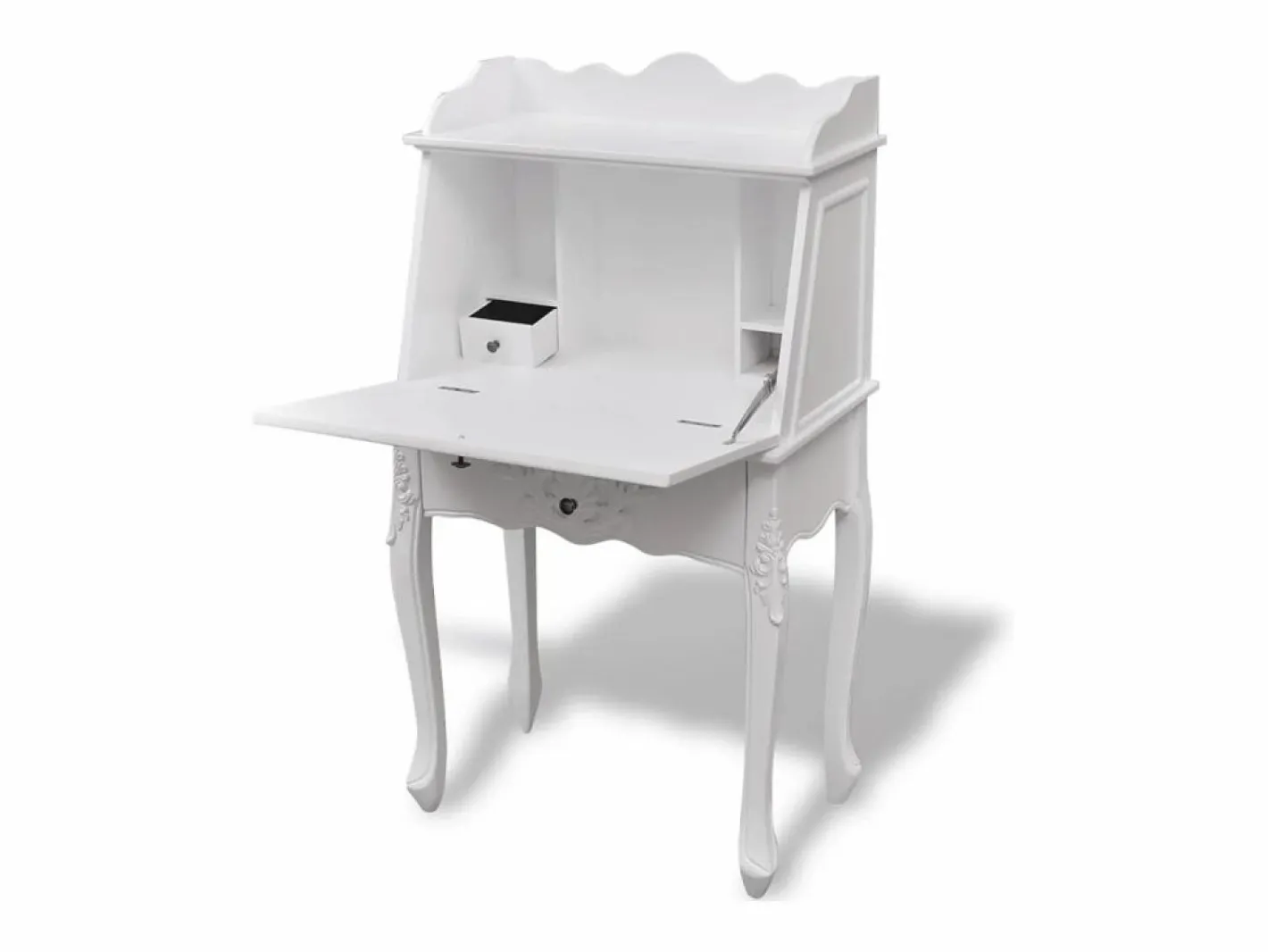 Clicnbuy Escritorio Tradicional|Escritorio de estilo francés de madera