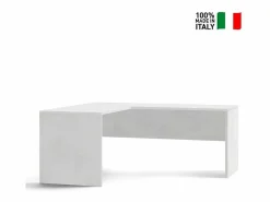 Escritorio de la esquina izquierda oficina de estudio moderna Simply Extra SX - Blanco^ Clearance