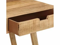 vidaxl Escritorio Tradicional|Escritorio de madera de mango rugosa 100x45x90 cm