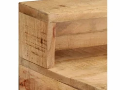 vidaxl Escritorio Tradicional|Escritorio de madera de mango rugosa 100x45x90 cm