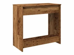 vidaxl Escritorio de madera ingeniería madera envejecida 80x40x75 cm Color natural claro Online