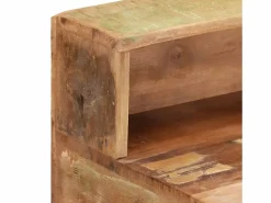 Clicnbuy Escritorio de madera maciza reciclada Multicolor Discount