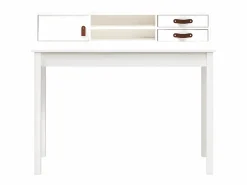 Escritorio de madera maciza de pino 110x50x93 cm^Clicnbuy Best
