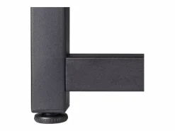 Escritorio de oficina diseño industrial de metal soporte auriculares 160x60 Stuttgart Marru00f3n Discount
