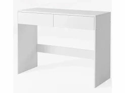 ESCRITORIO DE ORDENADOR MODERNO CON 2 CAJONES MESA DE TOALET 100 CM^ Sale