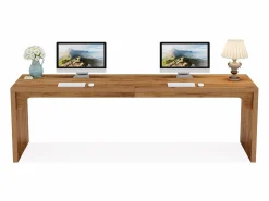 Tribesigns Mesa De Ordenador|Escritorio de ordenador de 180 cm de largo, escritorio de madera extra largo para puesto de trabajo