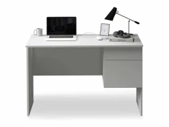 Escritorio Easy con 1 puerta y 1 cajón mate 110x50x75 cm Blanco