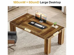 Tribesigns Mesa De Ordenador|Escritorio ejecutivo de 160 cm, gran escritorio de oficina para computadora, simple mesa de trabajo para escribir