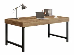 Tribesigns Escritorio ejecutivo industrial de 140 cm para oficina en casa, escritorio de computadora portátil rústico y sencillo Marru00f3n Discount