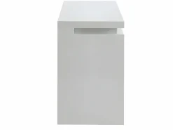 Vente-unique Escritorio Tradicional|Escritorio EMERSON - 3 cajones - MDF lacado - LEDs