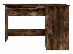 Clicnbuy Escritorio Rinconero|Escritorio esquina madera contrachapada roble humo 120x140x75cm