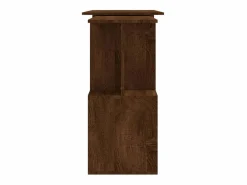 Clicnbuy Escritorio Rinconero|Escritorio esquina madera contrachapada color roble 200x50x76cm