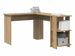 Escritorio Esquinero con Almacenamiento Roble artisan^Clicnbuy Clearance