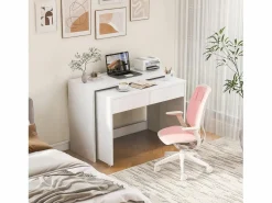 Escritorio extensible 110×40×78 cm - combinación flexible - con ruedas - certificado FSC -^ModernLuxe Sale
