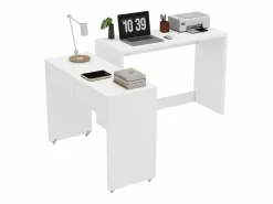 Escritorio extensible 110×40×78 cm - combinación flexible - con ruedas - certificado FSC -^ModernLuxe Sale