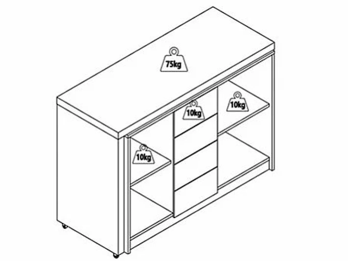 Vente-unique Escritorio extensible con tablero giratorio 360° en MDF lacado en - PAVELO Blanco Sale