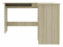 Escritorio forma de L madera contrachapada roble 120x140x75 cm^Clicnbuy New