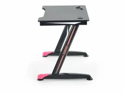 Escritorio gamer y rojo con patas de acero NERD^MSO Sale