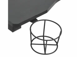 Clicnbuy Escritorio gaming LED con forma de Y 90x60x75 cm Negro Clearance