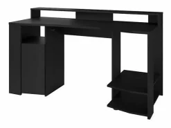 Mesa Gaming|Escritorio Gaming LED con Amplia Zona de Juego - L 152 x A 61,5 x H 86,7 cm