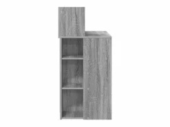 vidaxl Escritorio Sonoma 90 x 48 x 101,5 cm Madera de ingeniería Gris