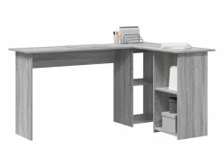 Clicnbuy Escritorio Rinconero|Escritorio sonoma 142 x 102 x 73 cm Madera contrachapada