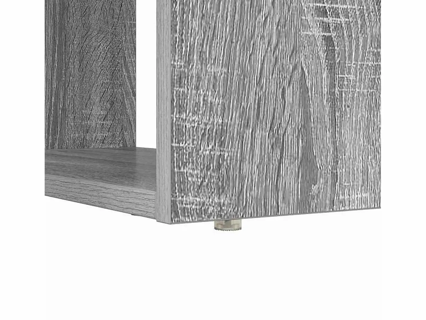 vidaxl Escritorio Sonoma 113 x 54 x 120 cm Madera de ingeniería Gris Sale
