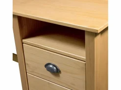 Clicnbuy Escritorio Tradicional|Escritorio Hill con 3 cajones madera de pino 120x50x74 cm
