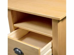 Clicnbuy Escritorio Tradicional|Escritorio Hill con 3 cajones madera de pino 120x50x74 cm