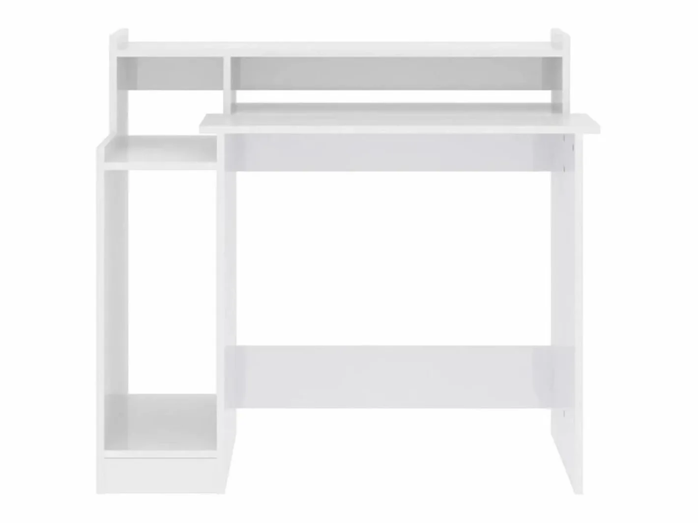 Clicnbuy Mesa Gaming|Escritorio LED madera contrachapada brillo 97x45x90 cm