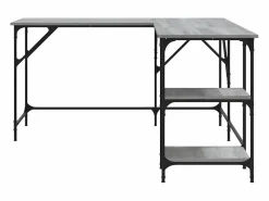 Escritorio madera de ingeniería Sonoma 139x139x75 cm^Clicnbuy