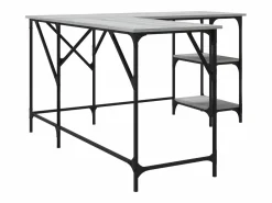 Escritorio madera de ingeniería Sonoma 139x139x75 cm^Clicnbuy