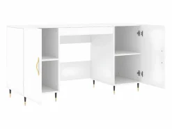 Clicnbuy Escritorio Tradicional|Escritorio madera de ingeniería 140x50x75 cm