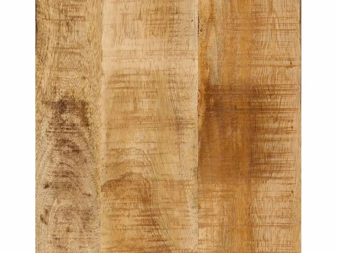 Clicnbuy Escritorio Rinconero|Escritorio madera maciza mango y hierro 165x110x77 cm