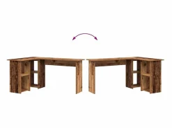 Escritorio Madera vieja 142 x 102 x 73 cm Madera contrachapada^Clicnbuy Outlet