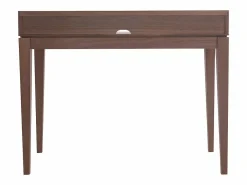 Miliboo Escritorio moderno con almacenaje madera nogal SEKRET Marru00f3n Sale