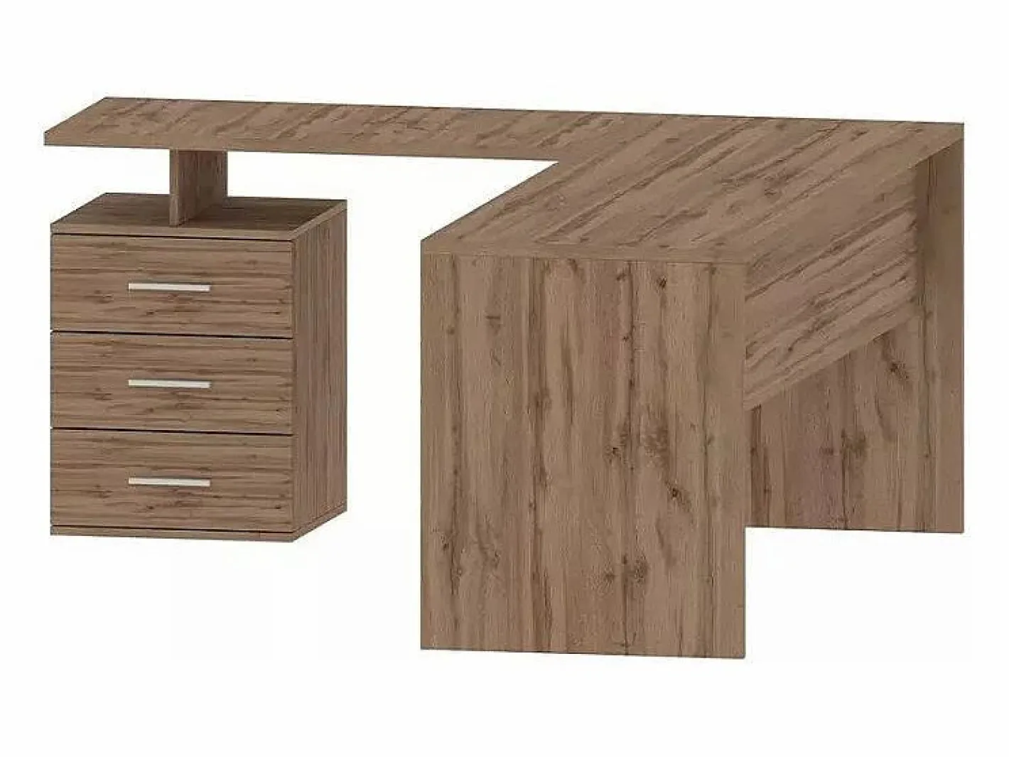Escritorio moderno de madera 3 cajones New Selina WD^Web furniture Discount