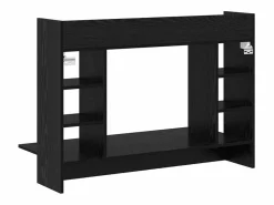 Clicnbuy Escritorio Montado en la Pared Roble 105 x 48 x 75 cm Negro