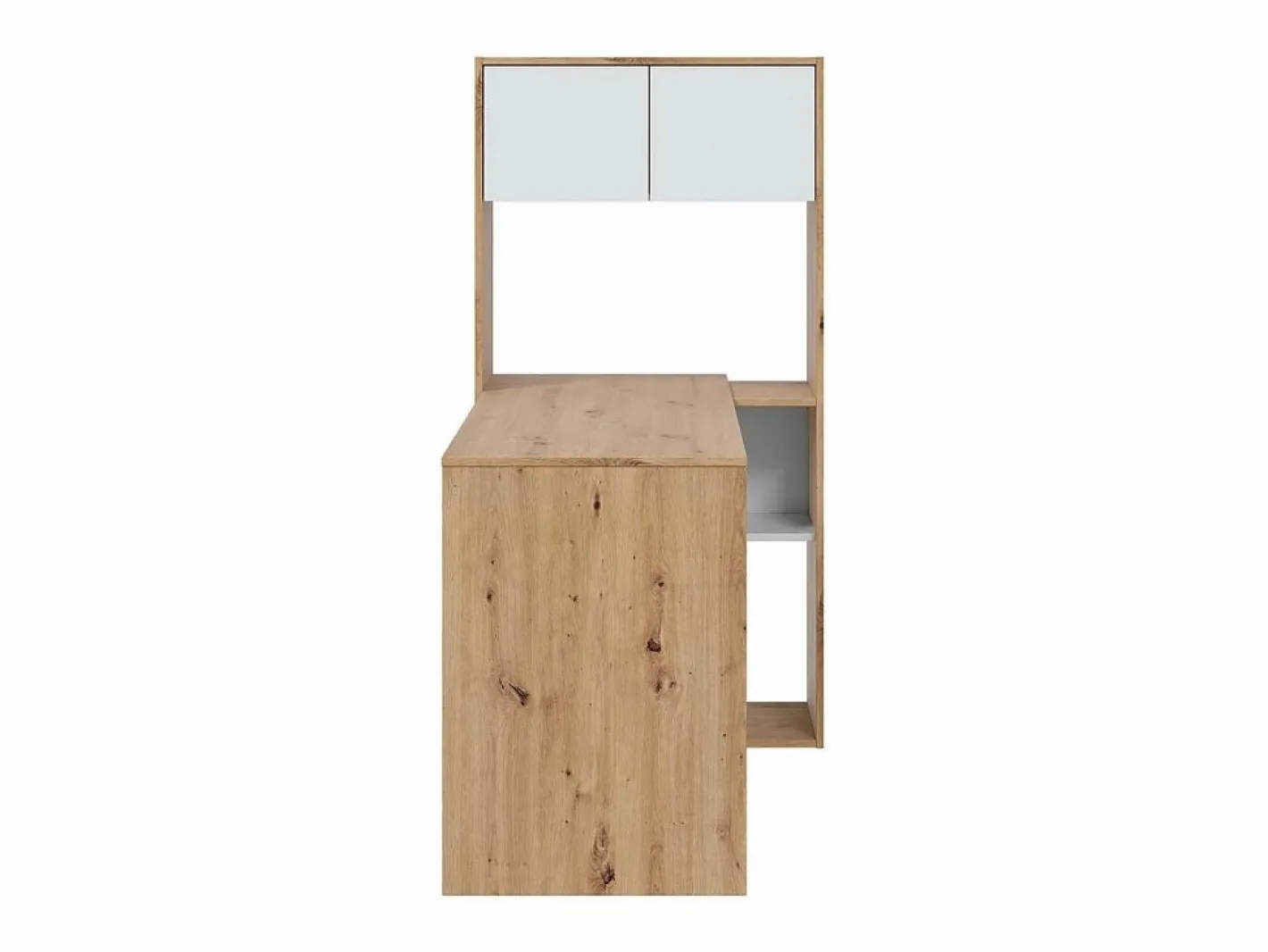Calicosy Mesa De Ordenador|Escritorio multiposición con biblioteca - L108 cm
